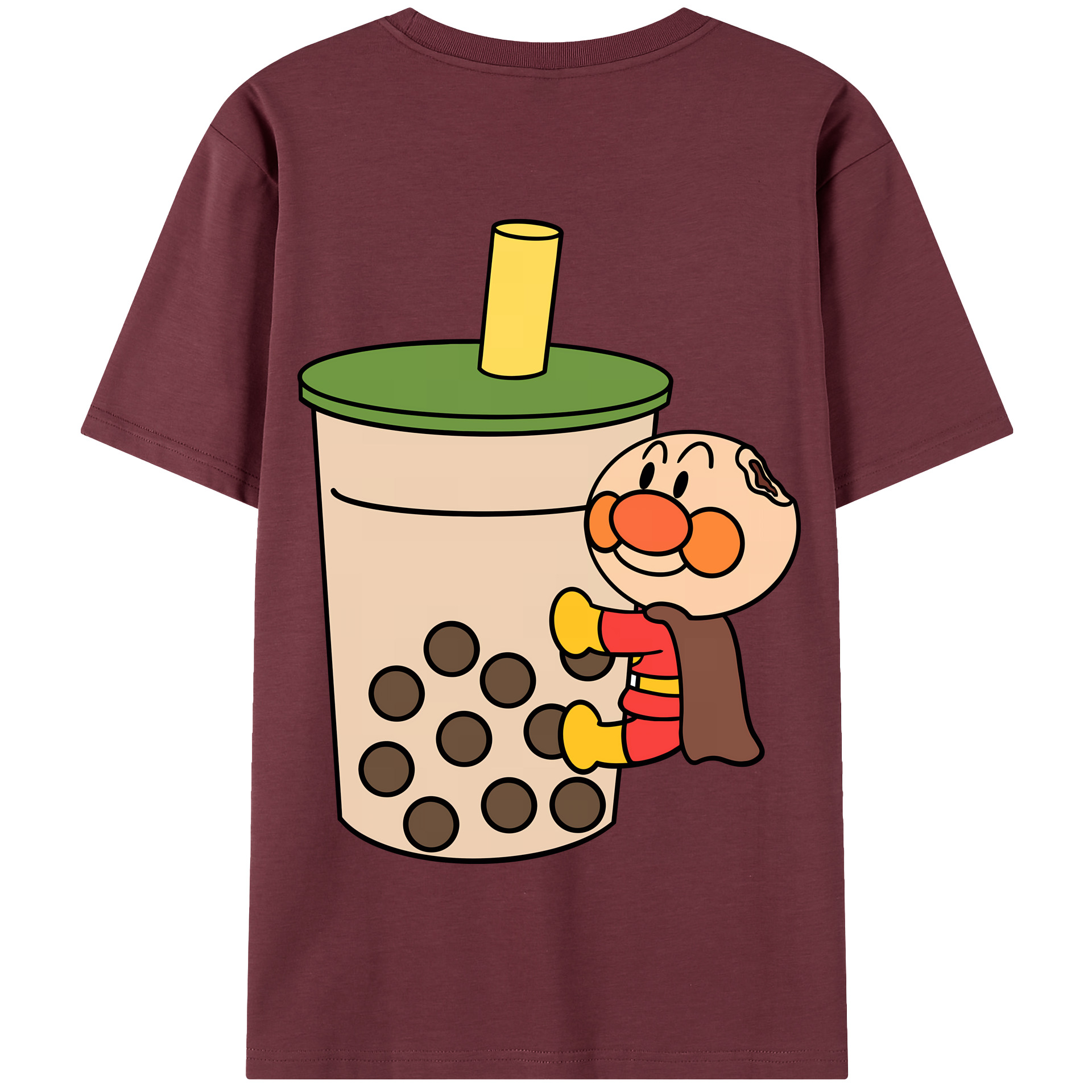 （画像用） アンパンマン Anpanman 綿100％半袖Tシャツ（背面プリント）
